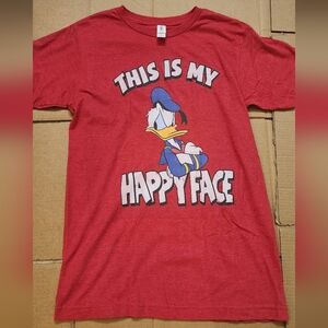 Donald Duck Happy Face Graphic Tee